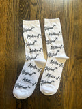 Master of Original Script Logo Socks